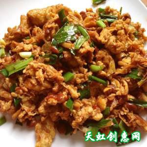 黄豆酱炒鸡蛋