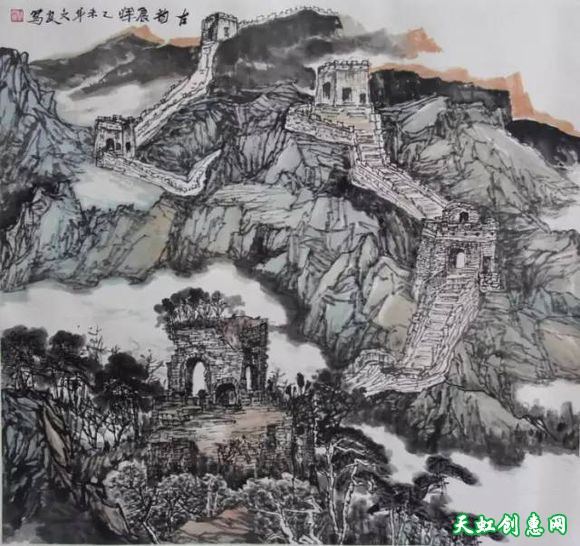 画家骆文良 师古不泥