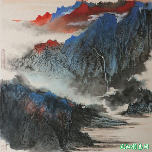 豪迈秀美入佳境——高顺岭山水画近作欣赏