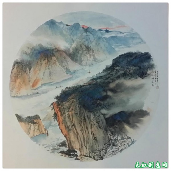 豪迈秀美入佳境——高顺岭山水画近作欣赏