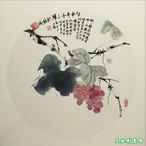 何承三大师水墨画