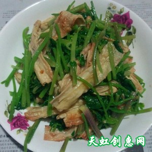 芹菜炒腐竹