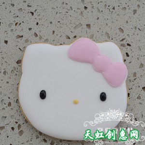 hellokitty糖霜饼干做法