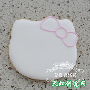 hellokitty糖霜饼干做法