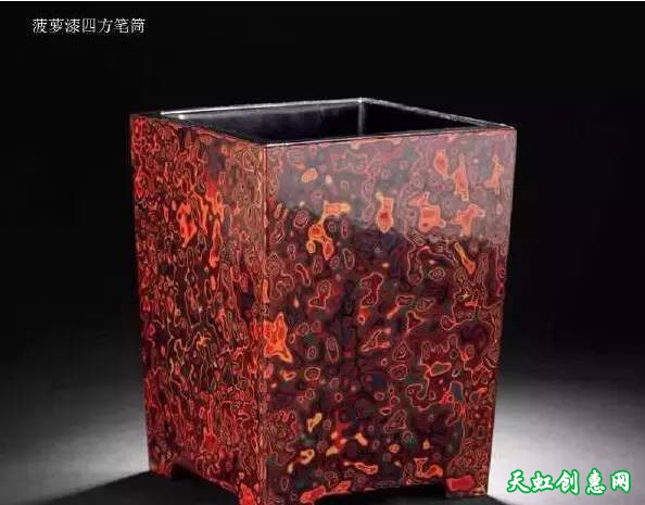 中国漆器工艺品欣赏