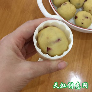 蔓越莓绿豆糕