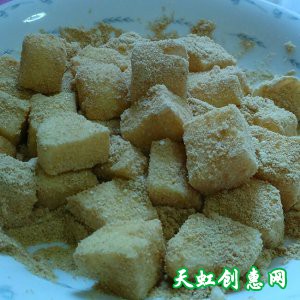 豆粉牛奶小方怎么做