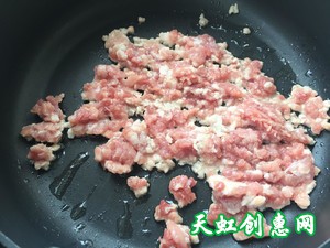 蒜台炒肉末怎么做