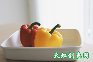 夏日清凉彩椒怎么做