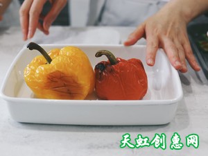 夏日清凉彩椒怎么做