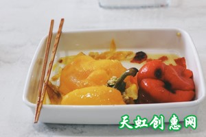 夏日清凉彩椒怎么做