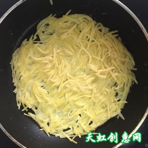 土豆丝鸡蛋饼怎么做