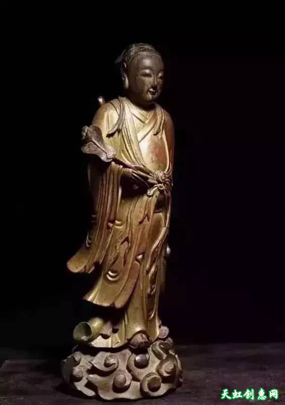 古代木雕佛像工艺品欣赏