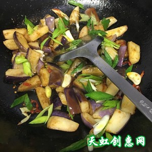 香辣蚝油茄子怎么做