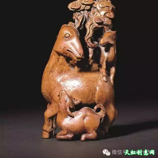 竹雕摆件工艺作品欣赏