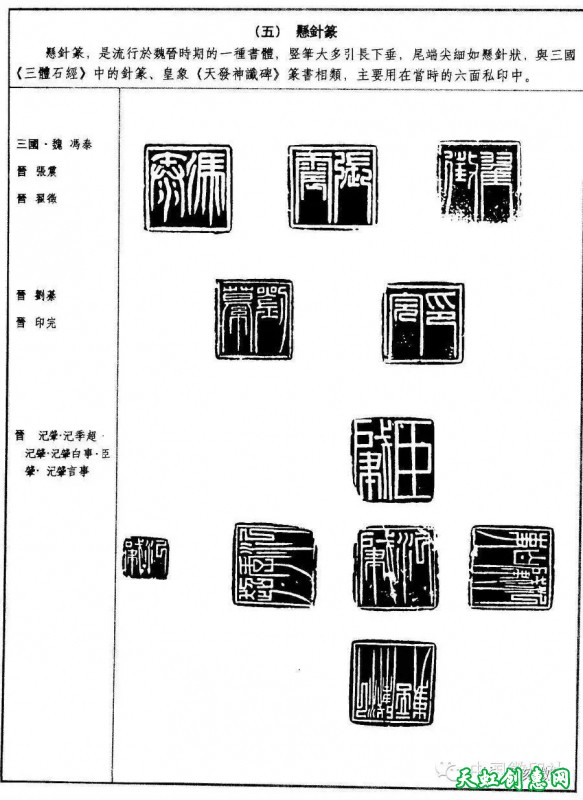 印中的结字法