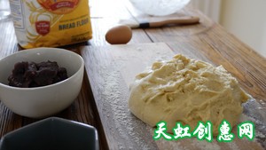 免揉豆沙小面包怎么做