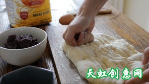 免揉豆沙小面包怎么做