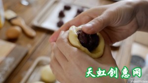 免揉豆沙小面包怎么做