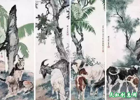 刘奎龄动物画作品