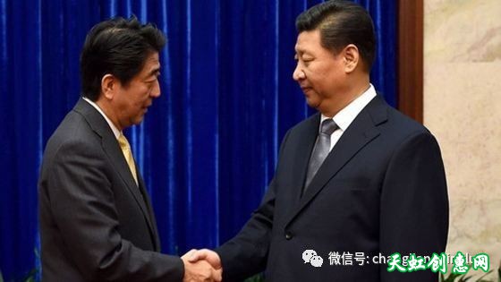 安倍小跑进入中国驻日使馆究竟发生了什么