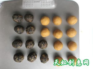 彩虹冰皮月饼怎么做