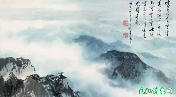 徐子鹤国画作品欣赏《黄山》