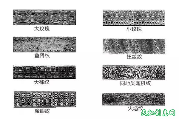 刀具工艺作品欣赏《大马士革刀》