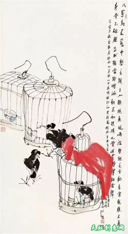 江文湛中国画作品