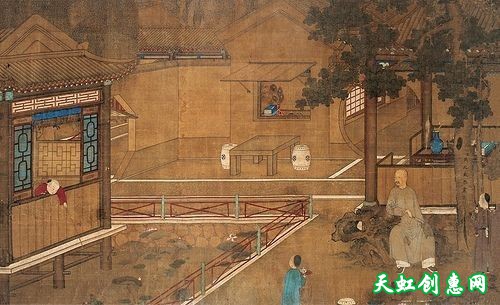 扬州画家禹之鼎中国画作品