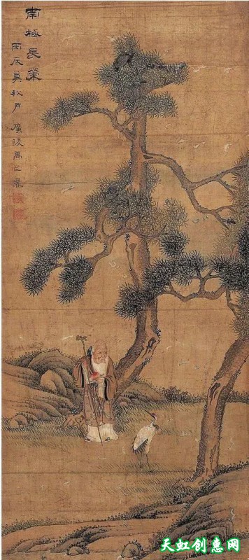 扬州画家禹之鼎中国画作品