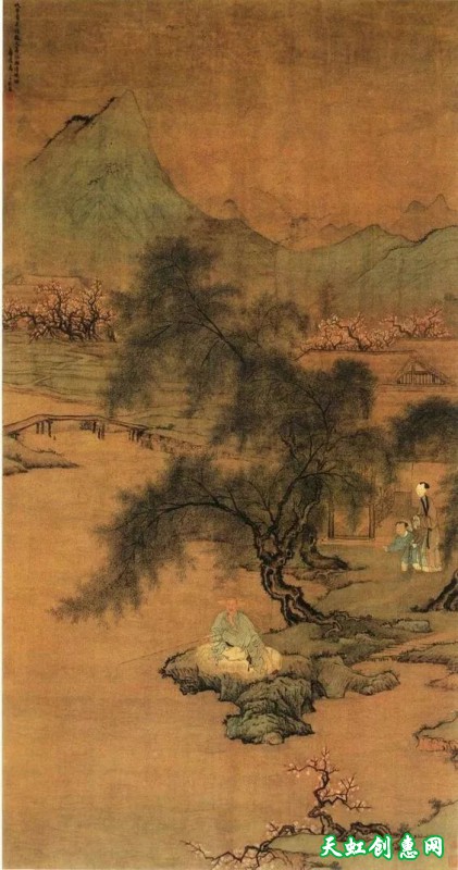 扬州画家禹之鼎中国画作品