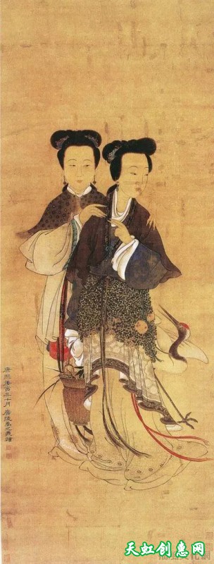 扬州画家禹之鼎中国画作品