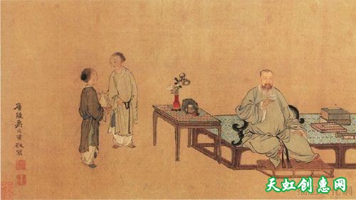 扬州画家禹之鼎中国画作品