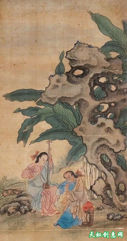 扬州画家禹之鼎中国画作品