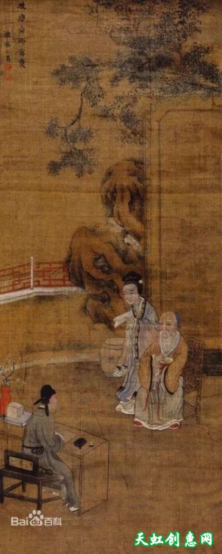 扬州画家禹之鼎中国画作品