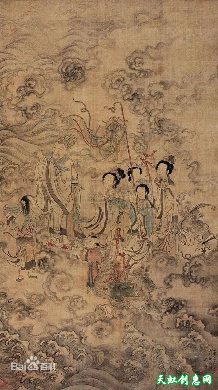 扬州画家禹之鼎中国画作品