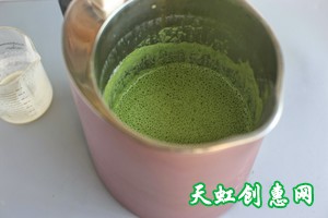 私家厨房|豆浆抹茶布丁怎么做