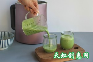 私家厨房|豆浆抹茶布丁怎么做