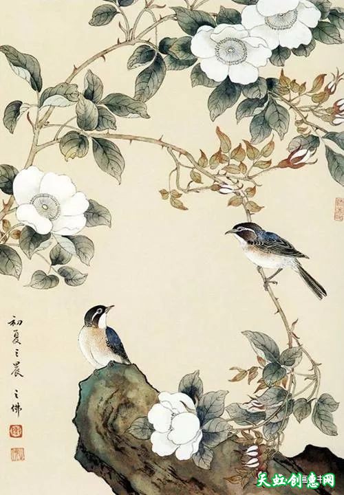 大师笔下的花鸟画作品欣赏