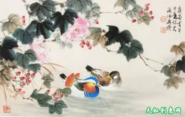 黄幻吾花鸟图作品