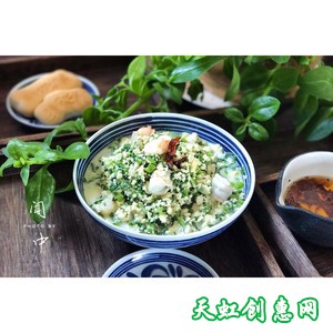 茼蒿小豆腐怎么做