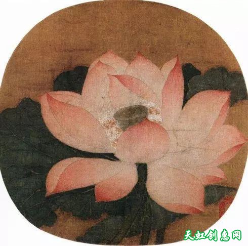 墨画作品欣赏《荷花》