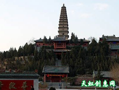 永济文化景区普救寺