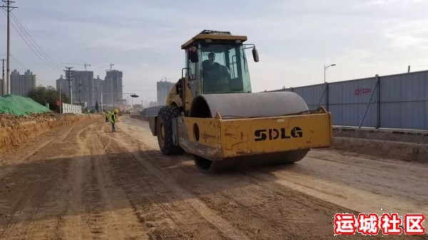 运城市区圣惠路涑水街至大运高速桥段主车道将于12月18日前通车