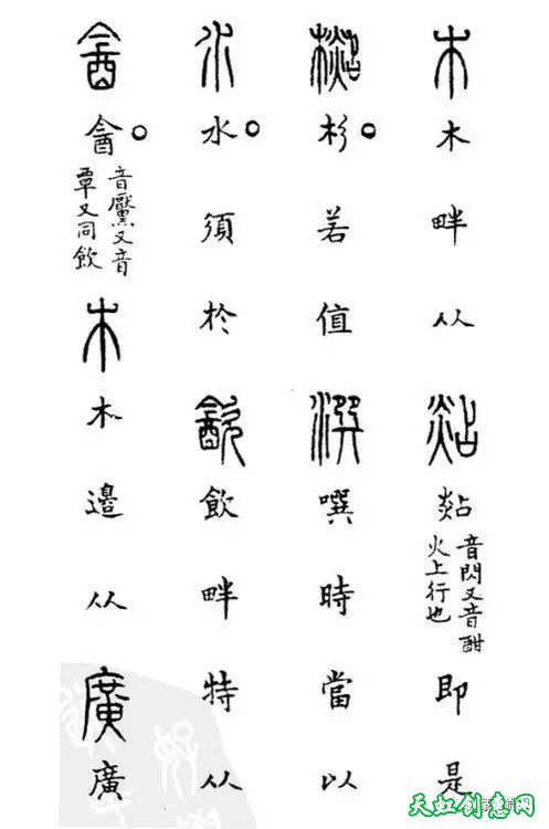 明代朱之蕃书法作品《篆书偏旁歌诀》