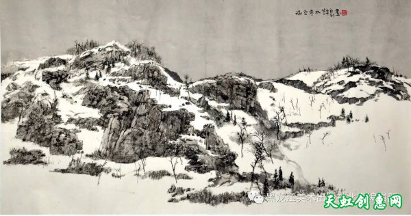 运城画家永济杨自新中国画作品