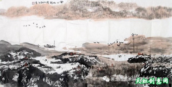 运城画家永济杨自新中国画作品