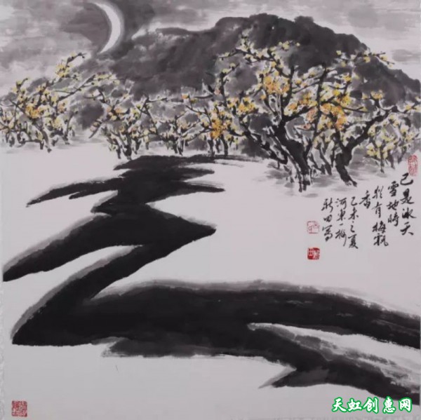 运城画家吕新田中国画作品