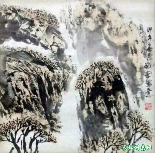 运城画家临猗张战荣中国画作品